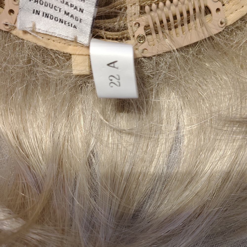 Paula Young Blonde Clip-In Hair Topper - Natural Blonde - Picture 10 of 11